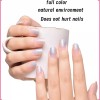 Kit Diy Nail Stickers Pegatinas De Uñas De Gel Semicurado