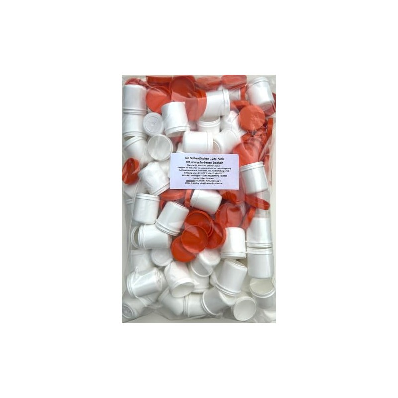 60 containers containers Ointment Cream Ointment Kruken High 12ml Capacity
