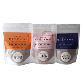 Dashiya Japan Additive-Free Powdered Soup Set of 3 Natural Ingredients (Trial Set/Drinkable Soup, Basic Soup, Miso Soup)