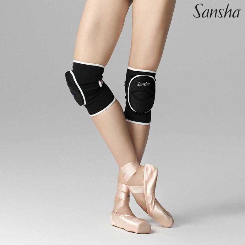 Sansha KNEE PAD S (2-Pack) Sansha Knee Pads (28-34), Black