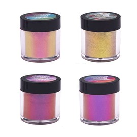 4/8/12PCS Chameleon Pearl Powder Pigment Color Shift Mica Powder Epoxy Resin Craft, Multi-Purpose Craft Use, Ideal for DIY Projects, Art and Beauty Applications