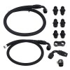 LokoCar 6AN Power Steering Pump Hose Kit Compatible Chevy C10