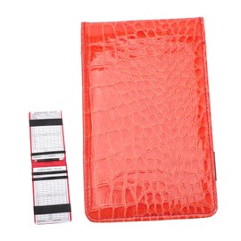 BIUDECO Golf Scorebook Pu Protector Golfing Score Record Notebook Fits Standard Scorecards Stylish and Functional Design Your Golf Skills Tracking