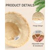 Zylioo S/M/L/XL Straw Fishing Hats for Large / Small Head,
