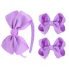 Girls’ Bow Headband & Hair Clips Set – Soft, Stylish