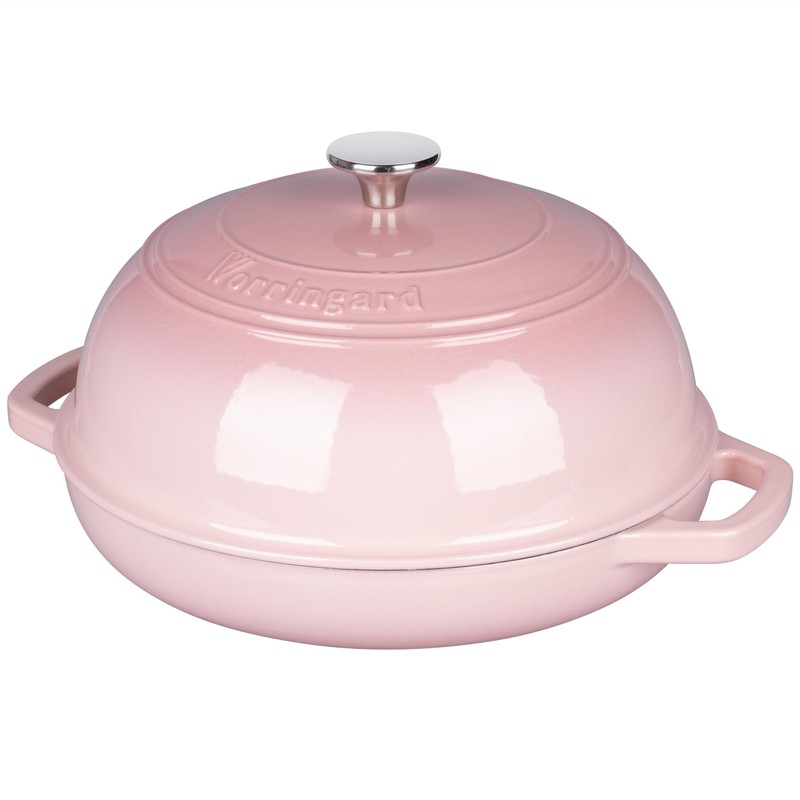 VORRINGARD Enameled Cast Iron Dutch Oven Pot with Lid, Bread