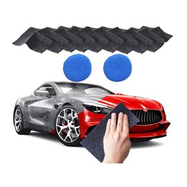 Nano Sparkle Cloth, 9 Pieces Car Scratch Repair Magic Cloth Multi Purpose Scratch Cloth for Repair of Light Scratch Paints, Paint Care, Detailing, Car Cleaning, Nanotechnology Car Care Beauty