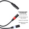 JORINDO 5‑Pin XLR Female to Double 3‑Pin XLR Male Cable