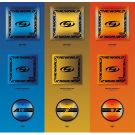 KQ Entertainment ATEEZ - THE WORLD EP.1 : MOVEMENT Album+Folded Poster (Z ver.),165 x 165 x 28 mm,CMCC11735