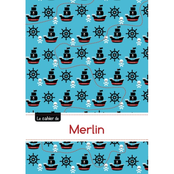 Le cahier de Merlin: Cahier merlin,seyes,96p,a5,pirates