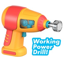 Educational Insights Design & Drill Bolt Buddies Helicopter - Helicopter Toy for Kids with Real Electric Drill Toy, Take Apart Construction Toys and STEM Toys for 3 Year Old, Toddler Tool Set, Ages 3+