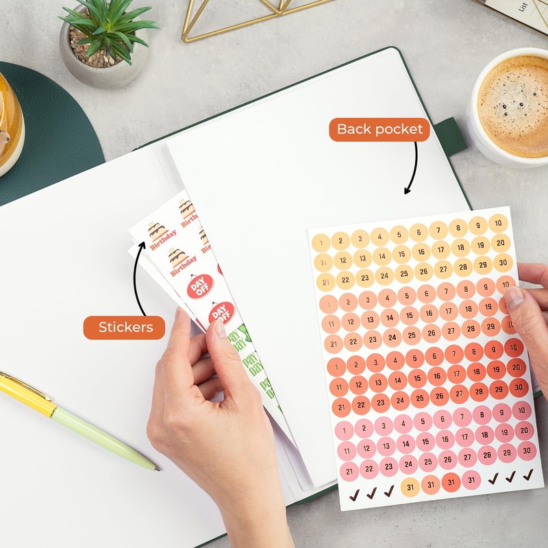 Clever Fox Appointment Book – Hourly Schedule Planner with 15-Minute