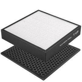 Byseacore S HEPA Filter Replacement Compatible with Smart Health Air Purifier, True HEPA(H13) Filter Carbon Filter Replacement for Smart Air Sqair Air Purifier