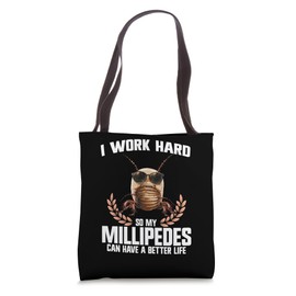 Millipedes Lover Entomologist Arthropod Terrarium Millipede Tote Bag