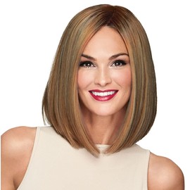 Raquel Welch Current Events Long Textured Bob Wig, Average Size Cap, Rl5/27 Ginger Brown