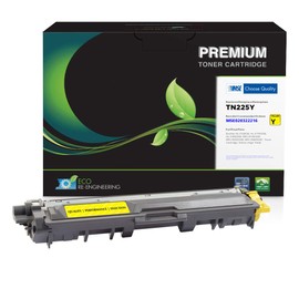 MSE Brand Remanufactured Toner Cartridge Replacement for Brother TN225 | Yellow | High Yield