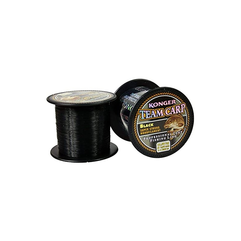 Konger Team Carp Fishing Line Black 1000 m Monofilament Feeder