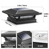 SIEDiNLAR Solar Post Cap Lights 16 LEDs 2 Modes 3.5x3.5