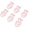 100Pcs Carrot Paper Clips Carrot Shape Strong Metal Anti Slip