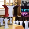 RELIANCER 1 Pack 32inch Highboy Cocktail Round Spandex Table Cover
