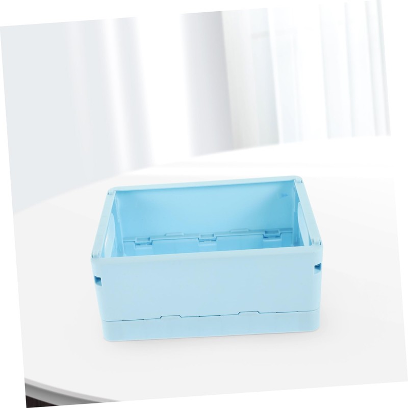 LABRIMP 4pcs Decorative Storage Baskets for Organizing Small Folding Crates