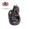 Ceramic Backflow Incense Burner Set,Waterfall Backflow Incense Holder with 45