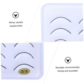 WOONEKY Simple Fake Eyelash Set 10 Pairs Women Cosmetics Lashes Natural Full Look