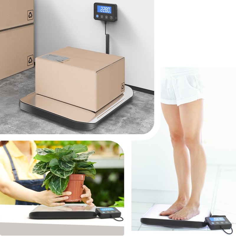 KKZ Shipping Scale, 440 LB Heavy Duty Postal Scale for