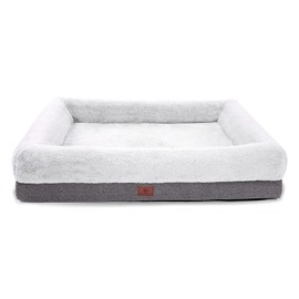 Orthopedic Dog Bed for Large Dogs and Medium Dogs, Dog Sofa Bed with Waterproof Liner pad and Removable Washable Cover, Dog Mat for Crates and Couch，Puppy Bed, Pet Bed