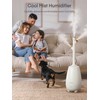 Humidifiers for Bedroom Large Room Home, 5L Quiet Cool Mist