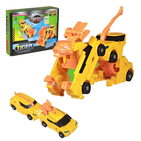 MACULPER Transforming Children's Car Toy Transfor-ming Toys for Collision Deformation