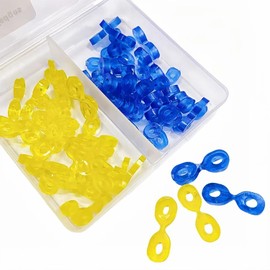 60 piezas/caja de cuñas de fijación elásticas dentales, matrices de matriz, materiales de dique de goma