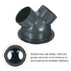 PATIKIL 3 Way Duct Splitter, 4"x4"x6" Y Reducer Connector Air