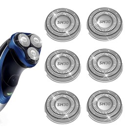 SH30 Replacement Heads for Philips Norelco 3000 2000 1000, 6 Pack