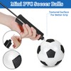 Tcvents 12 PCS Small Soccer Balls, Inflatable 4'' Mini Soccer