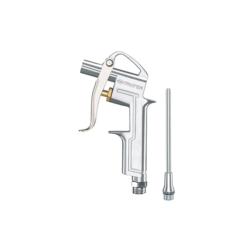 Truper PISO-695, Pistola metálica para sopletear, con extensión de 4"