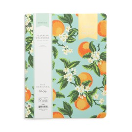 Blue Sky Day Designer 2025-2027 Monthly Academic Year 24 Month Planner Calendar, July 2025 - June 2027, 8.5" x 11", Flexible Cover, Stapled Binding, Orange Blossom Mint
