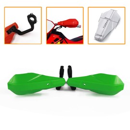 AnXin Motorcycle Handguards 7/8" and 1 1/8" Hand Guard Handlebar Protection Universal for KLX 110 140 KX 65 85 80 112 125 KX100 Dirt Pit Bike ATV Green