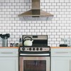 STICKGOO 10-Sheet Peel and Stick Backsplash, White Subway Tile Stick