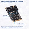IO CREST M.2 22x42 PCIe Interface to 2 Port SATA