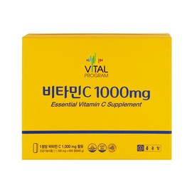 Jongkundang [총 20개월분] 바이탈 프로그램 비타민C (600정x1박스) 항산화 비타민씨 [Total 20 Months Supply] Vital Program Vitamin C (600 Tablets x 1 Box) Antioxidant Vitamin C