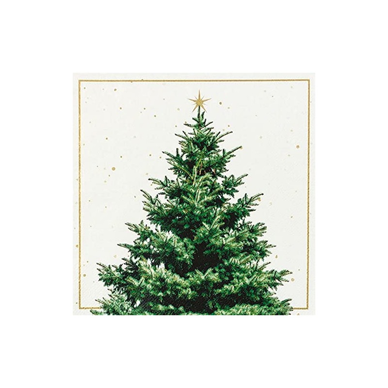 20 Napkins Festive Christmas Tree Winter Christmas Table Decoration Decoupage