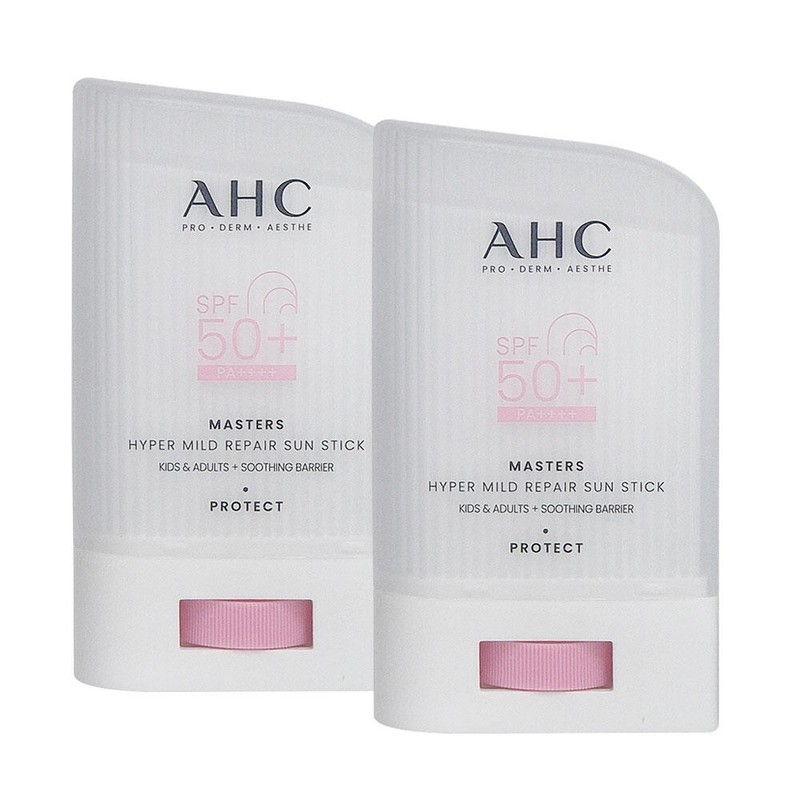 ahc마스터즈 하이퍼 마일드 리페어 선스틱22gX2개/연한 핑크톤/무기자차/ahc 썬스틱/28년5월까지 AHC Masters Hyper