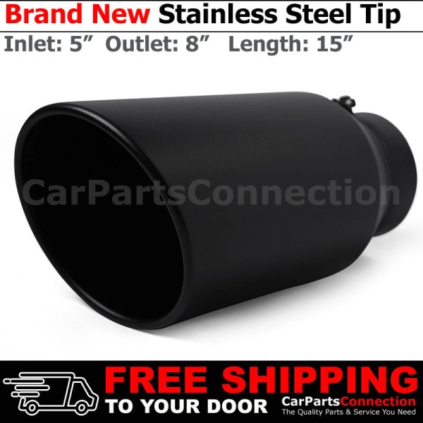 CPC Angled Black 15 inch Bolt On Exhaust Tip 5