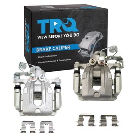 TRQ Rear Brake Caliper Set Compatible with 2011-2016 Hyundai Elantra 2013-2014 Elantra Coupe