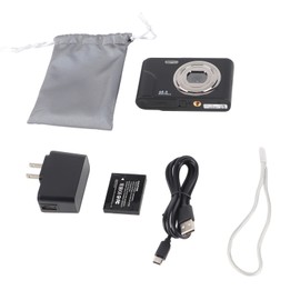Digital Camera 48MP 16X Zoom 1080P HD 2.4 Inch IPS Display Mini Compact Pocket Camera