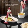 Dual-Jaw Heat-Resistant Kitchen Gripper - Anti-Scalding Clip Silicone Tongs for