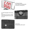 Projection Digital Alarm Clock USB Charging Automatic Dimming LED Mirror