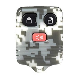 1x New Camouflage Keyless Entry 3 Button Remote Car Key Fob for Fit/For F150 Explorer Escape Edge Ranger Fusion etc with DIY Programming