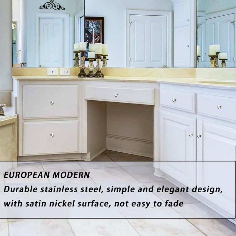 WNXBFO Cupboard Door Knobs Set of 8 - Cupboard Door